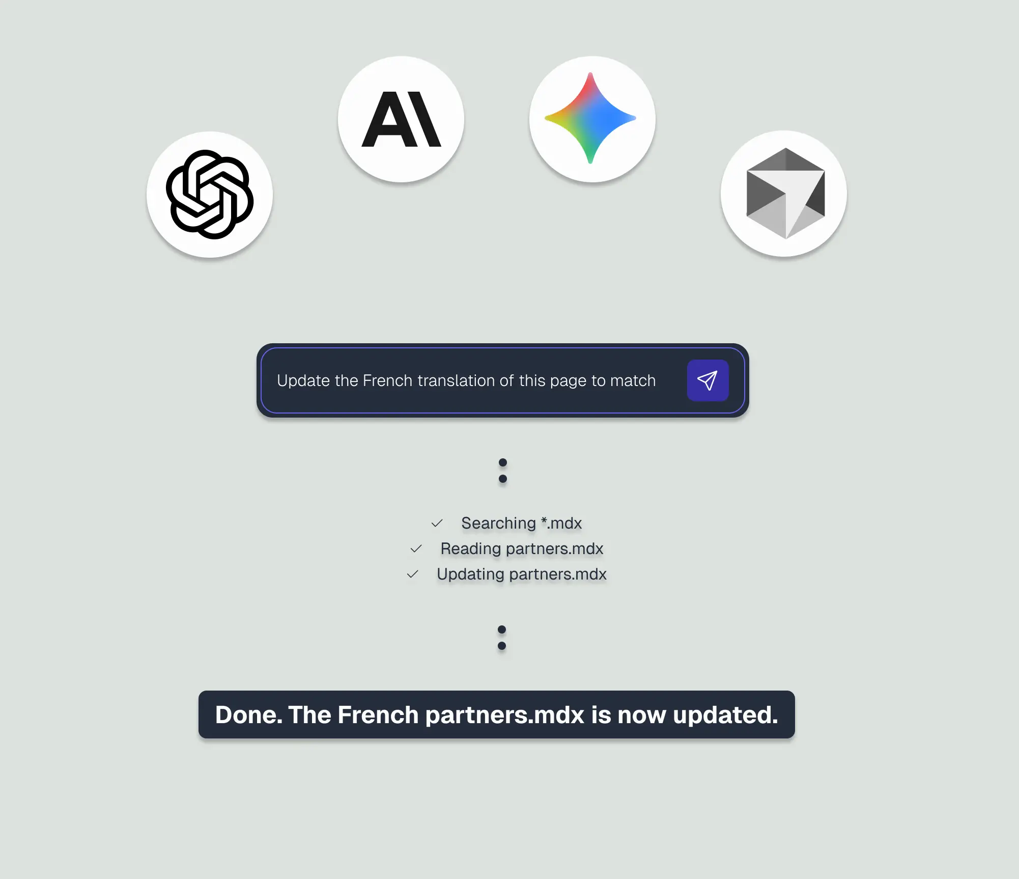 AI agents managing content through Zero's MCP server